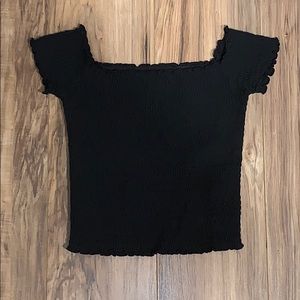 Hollister Off The Shoulder Crop Top